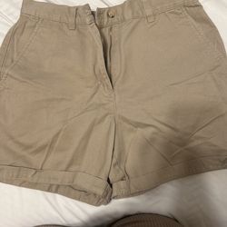 Size 8 Khaki Shorts