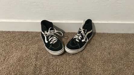 Black vans size 3 us youth