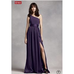 Vera Wang Satin *NEW* One Shoulder Dress - NEW with TAGS  (OBO)