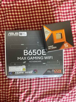 AMD RYZEN 5 7600X3D & ASUS B650E MAX Gaming Wifi