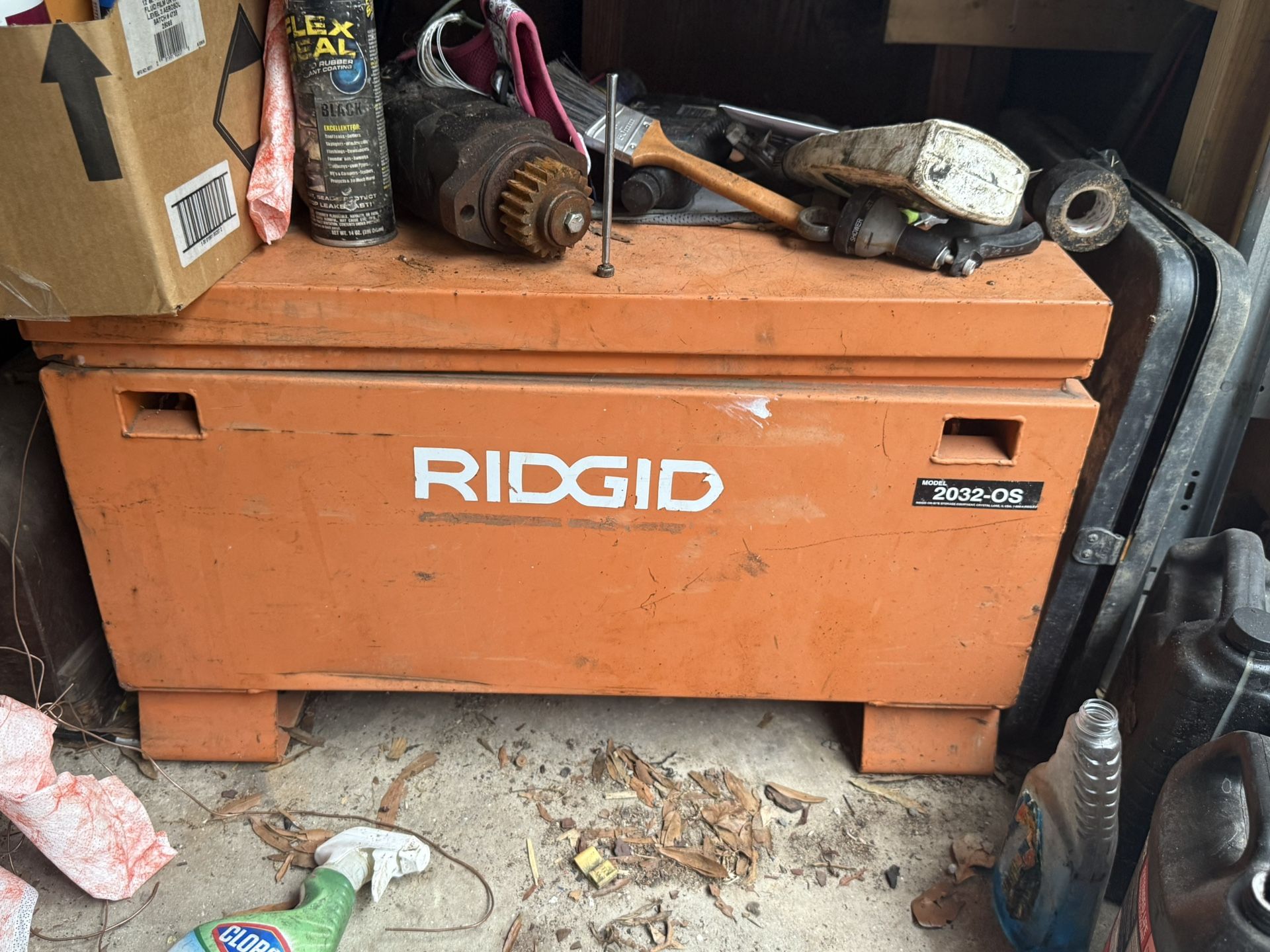 Ridged Job Box/Tool Box Storage