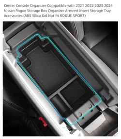 Console Organizer Compatible with 2021 To 2024 Nissan Rogue