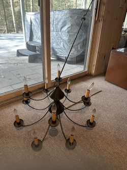 Beautiful iron Chandelier