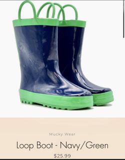 New 4T-5/6C Rain Boots $5 