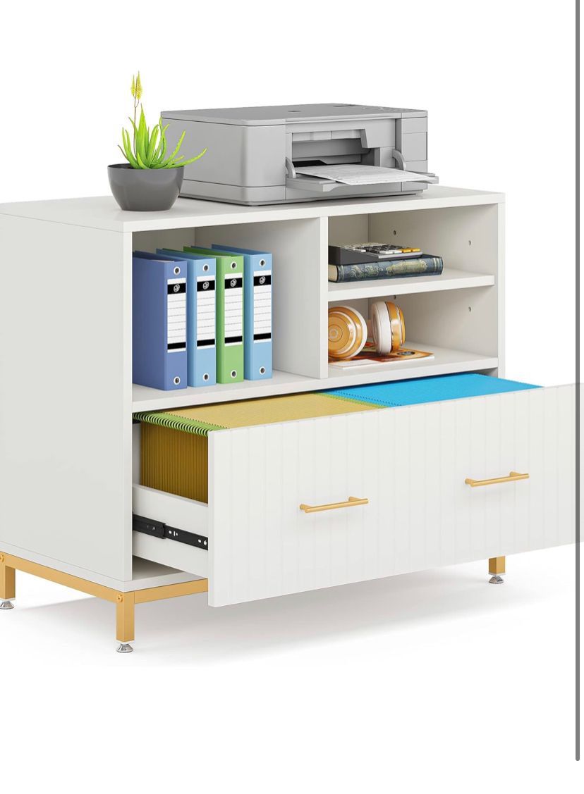 Tribesigns Lateral File Cabinet with Drawer