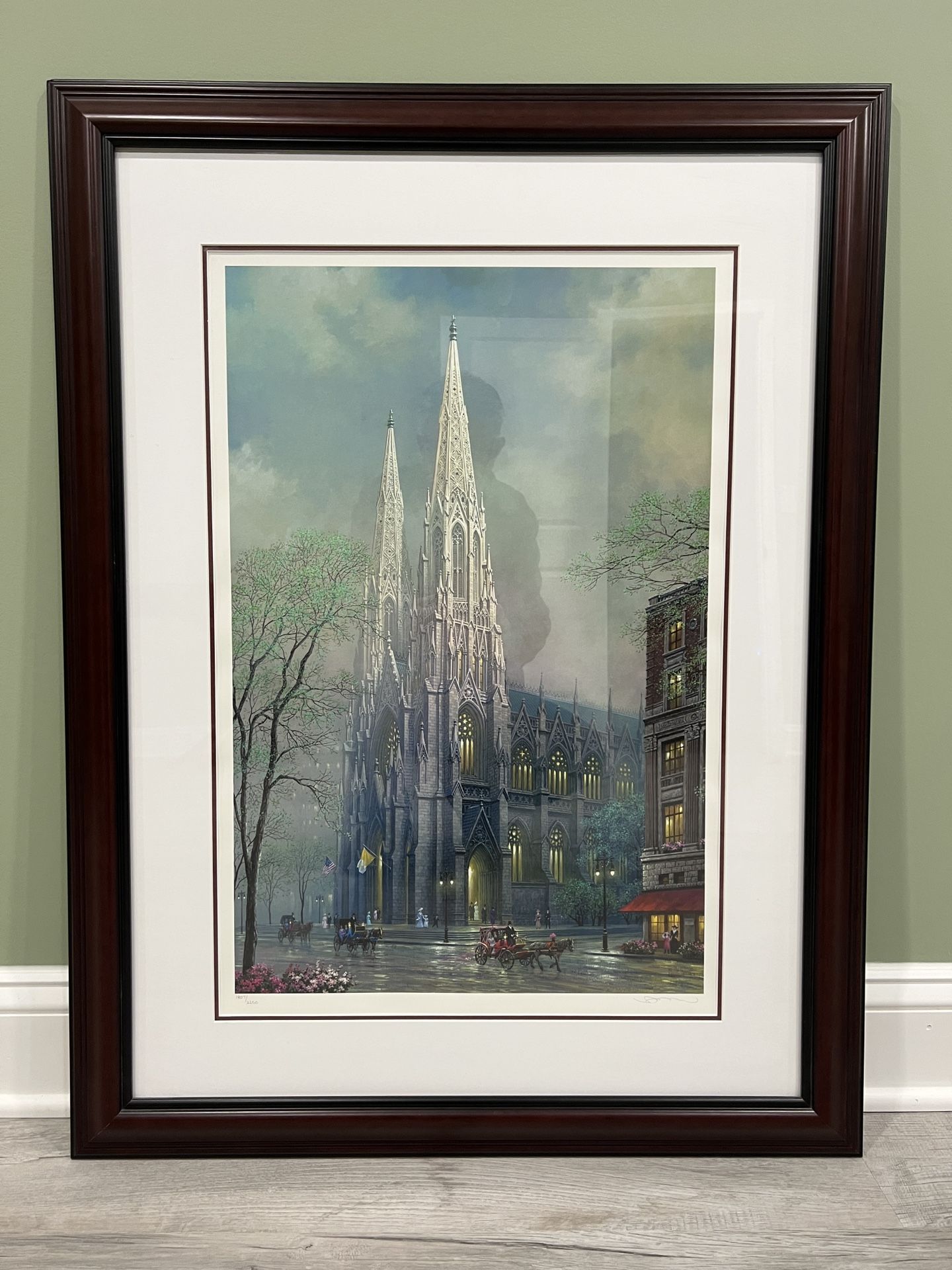 St. Patrick’s Spring Framed Numbered Signed By Alexander Chen