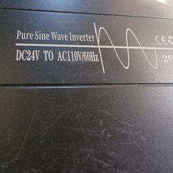 Pure Shine 2000 watt inverter (solar)