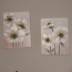 Floral Canvas Wall Art