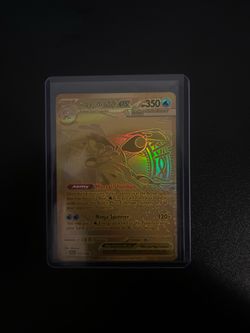 Mega greninja ex gold card