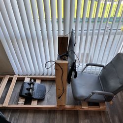 Wooden Sim Racing Rig