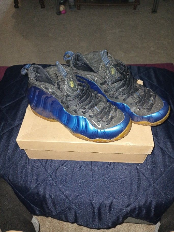 Nike Foamposites Royal Blue 2010 Size 9