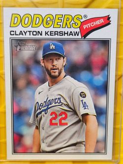 Clayton Kershaw 2026 Topps Heritage
