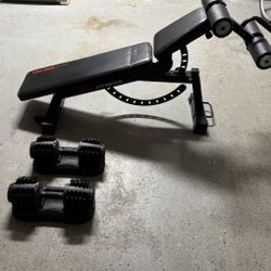 Keppi Weight Bench 1000 Pro With Adjustable Dumbbells 