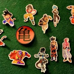 Anime Stickers Lot! 12 (Dragon Ball Z)