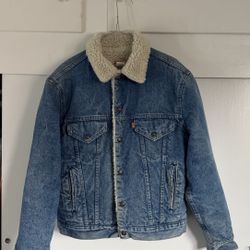 Levis Vintage Sherpa Denim Jacket 70’s