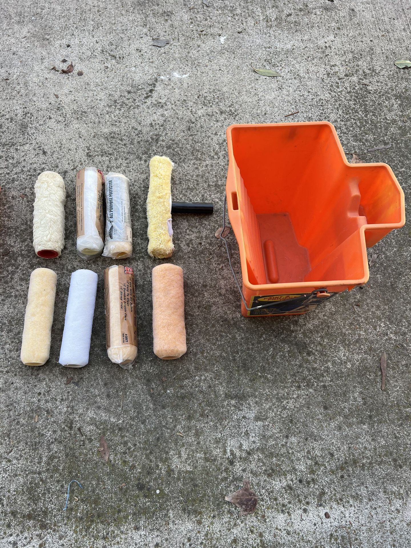 New Paint Bucket, And Rollers