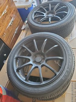 Advan Rs 2, Wheels Mat Black. 18 X 9 +52 5x100