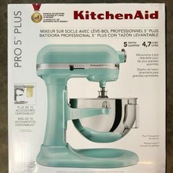 New KitchenAid Pro 5 Plus Mixer  