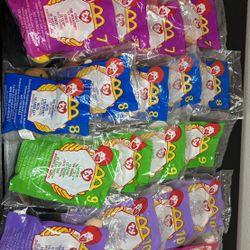 Lot of 21 Vintage McDonald’s TY Teenie Beanie Babies 1999 Sealed Unopened New