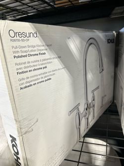 Oresund pull down bridge kitchen faucet