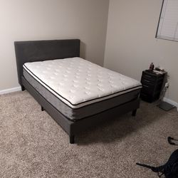 Full Size Mattress With A Bed Frame 