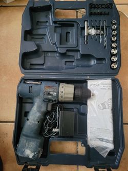 Cordless Drill With Tools