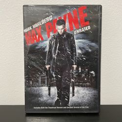 Max Payne Unrated DVD Movie Like New Mark Wahlberg Mika Kunis 2008
