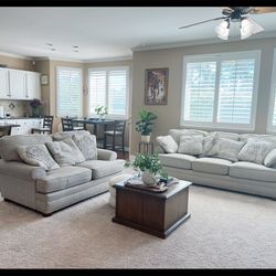 Sofa couch set removable cover with love seat tea table