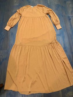 Workmen’s burnt orange long dress size small by capulet #10