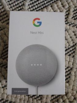 Google Nest Mini Chalk - Brand New In Factory Packing 