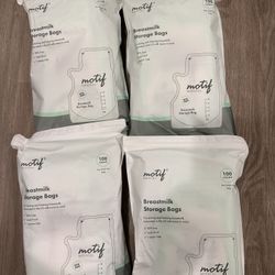 Motif Medical Milk Storage Bags - 400ct Clear