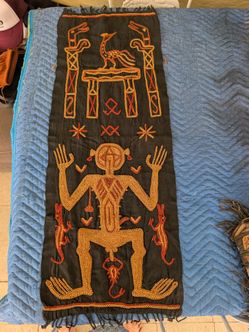 Vintage Textile Ceremonial Hand Woven Wrap