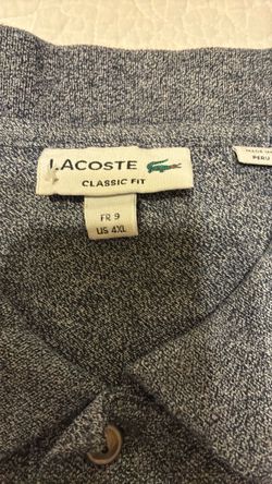 $35-Lacoste Long Sleeve Polo Shirt