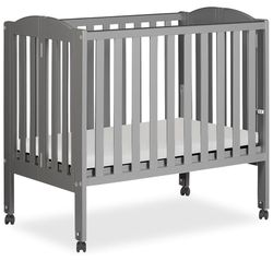 Baby Infant Crib Grey 