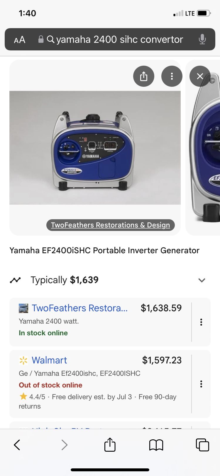 Yamaha Generator