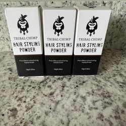 3 New Boxes Tribal Chimp Hair Styling Powder