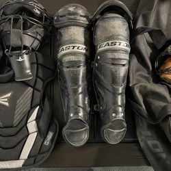 Youth Easton Catchers Gear Set W/ Wilson Mitt