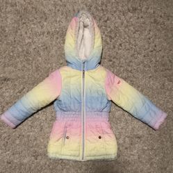 Girls pastel colored coat