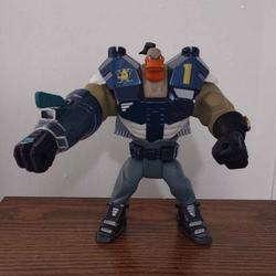 1996 Disney Mighty Ducks Extreme Battle Nitro Fist Grin 6" Figure No Accessories