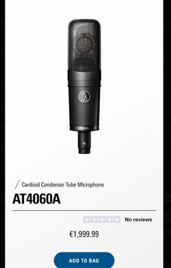 Microphone Audio-technica AT4060 A