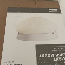 2 9” flush Mount ceiling lights