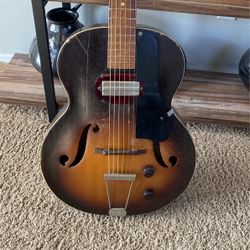 1950s Silvertone Archtop H Series Electric Guitar