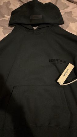 Essentials Fear of God Hoodie  (Stretch Limo/Black) Small in Men’s