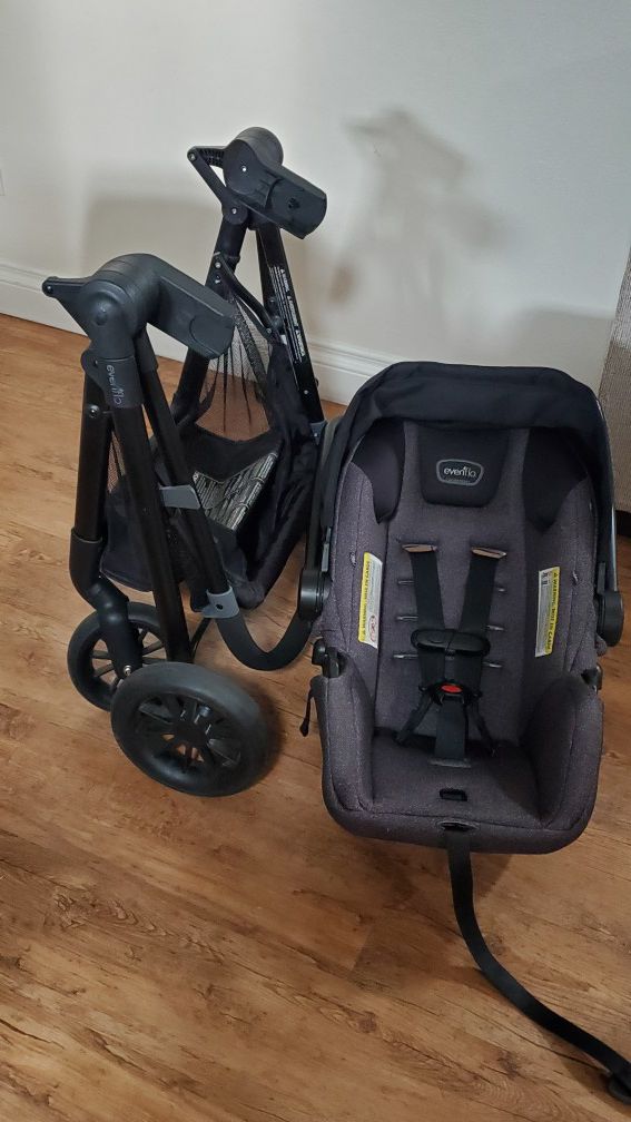 EVENFLO PIVOT CAR SEAT AND STROLLER