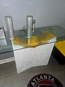 Glass Foyer Table