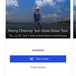 KENNY CHESNEY TICKETS TONIGHT JULY 25