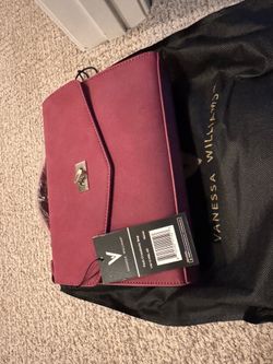 NWT Vanessa Williams Posh Merlot Purple Purse crossbody