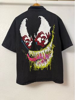 *NEW* SPIDER MAN VENOM JEAN JACKET MEDIUM