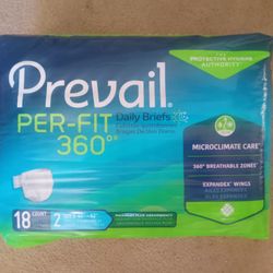 Prevail Diapers 8 Packages 