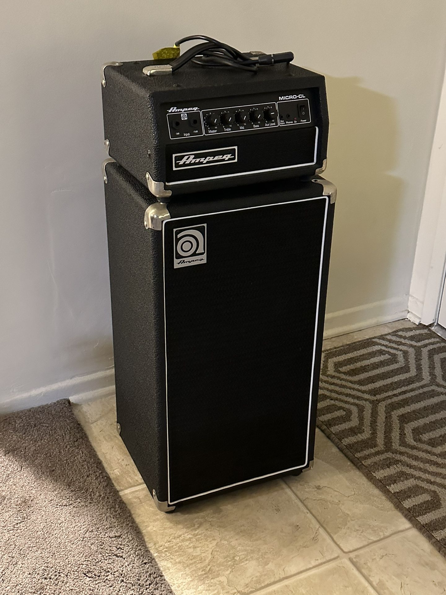 Ampeg Bass Amp Micro-CL Mini Stack
